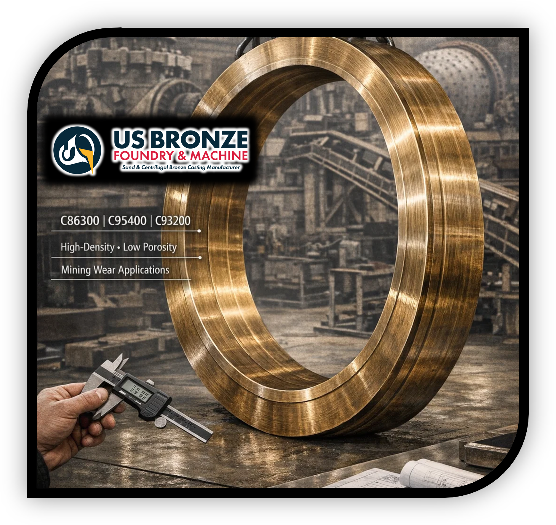 The Unsung Workhorse Behind Mining’s Largest Bronze Castings — U.S. Bronze Foundry & Machine